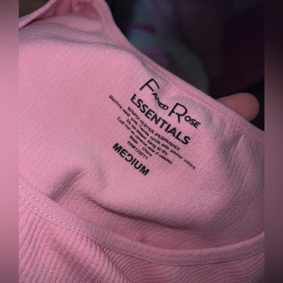 Pink Ribbed Top - Picture 5 of 5